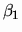 $\beta_{1}$